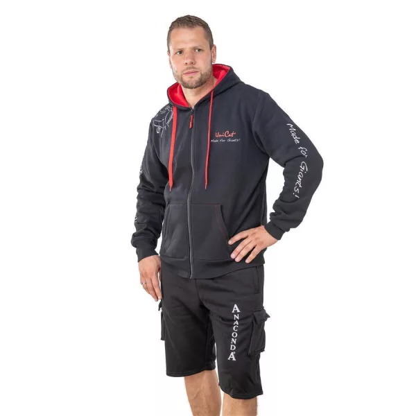 Uni Cat Team Zipper Hoodie Pulóver XL