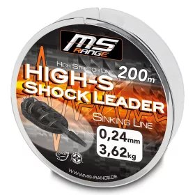 MS Range High-S 0,28mm 200m Monofil Süllyedő Előkezsinór