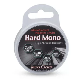   Iron Claw Hard Mono Ultra-Clear 0,60mm 25m Monofil Előkezsinór