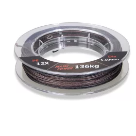   Uni Cat Camou 12X Barna-Fekete 0,80mm 25m Fonott Előkezsinór