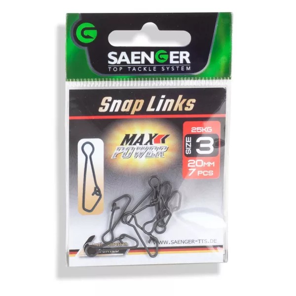 Saenger Snap Links 3 Kapocs 8db