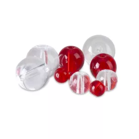 Iron Claw Glass Beads Átlátszó 8mm Ütközőgyöngy 15db