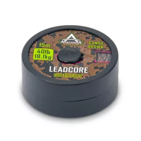   Anaconda Super Soft Leadcore Barna 5m 60lb Fonott Előkezsinór