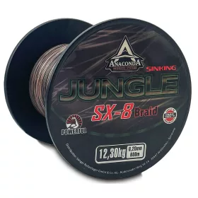   Anaconda Jungle SX-8 Kamuflázs 0,20mm 600m Süllyedő Fonott Főzsinór