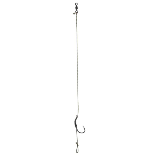 Anaconda Piercer RS Line Aligner Rig B-988 B 6 Füles, Szakáll Nélküli Fonott Előkötött Horog 2db