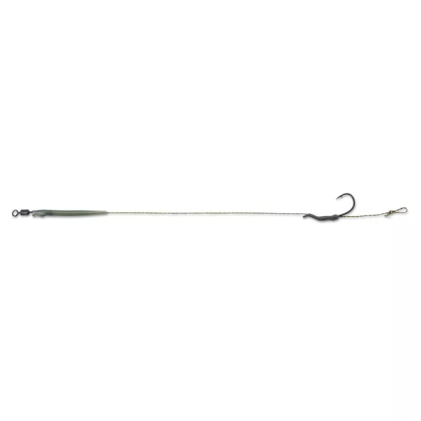 Anaconda Piercer Line Aligner Rig Power Carp C4 6 Füles, Szakállas Fonott Előkötött Horog 2db