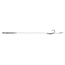   Anaconda Piercer Line Aligner Rig Power Carp C4 2 Füles, Szakáll Nélküli Fonott 20cm Előkötött Horog 2db