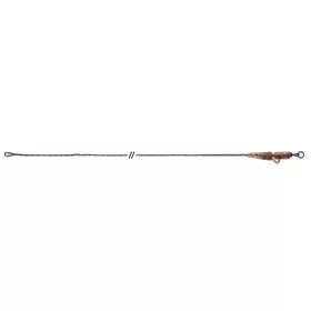   Anaconda Jungle Flexi Ring Swivel Safety Clip Leadcore Barna 50lb 80cm Előtétzsinór 3db