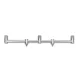 Anaconda Gunmetal Rod Goal Post Buzzer 3 Botos Kereszttartó 38cm