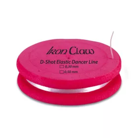 Iron Claw D-Shot Elastic Dancer Line 0,50mm 3m Előkezsinór