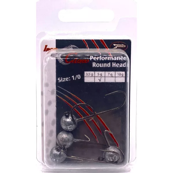 Iron Claw Performance Round Head 1/0 5gr Jigfej 4db