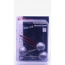 Iron Claw Performance Round Head 2/0 18gr Jigfej 3db