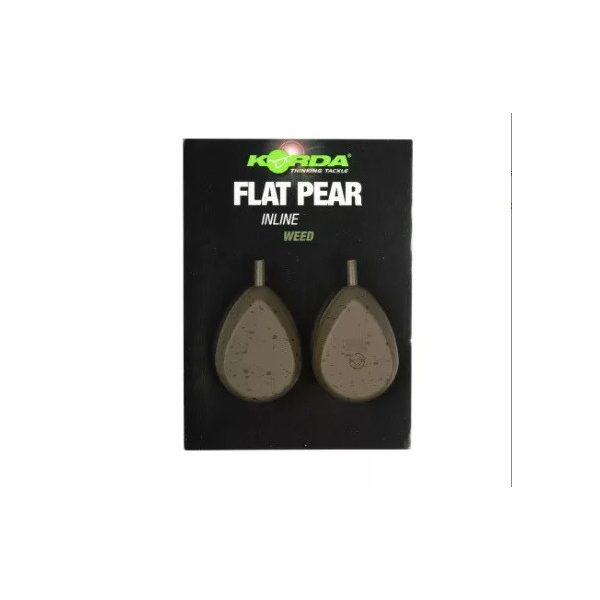 Korda Flat Pear Inline Blister Bojlis Ólom 84gr 2db