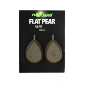 Korda Flat Pear Inline Blister Bojlis Ólom 112gr 2db