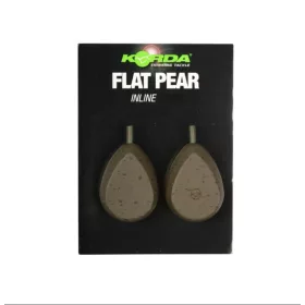 Korda Flat Pear Inline Blister Bojlis Ólom 142gr 2db