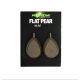 Korda Flat Pear Inline Blister Bojlis ólom 142gr - 2db - Csúszó - Körte ólom | Bojlis horgászat