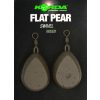 Korda Flat Pear Swivel Blister Bojlis ólom 112gr - 2db - Végólom - Körte ólom | Bojlis horgászat