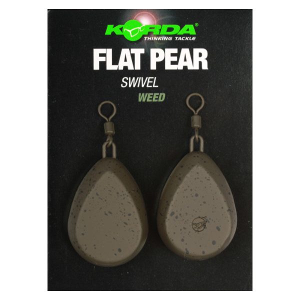 Korda Flat Pear Swivel Blister Bojlis ólom 112gr - 2db - Végólom - Körte ólom | Bojlis horgászat