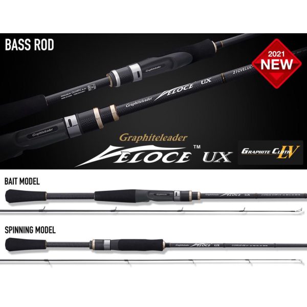 Graphiteleader Veloce UX 21GVELUC-R-Fast 69MH 2,06m 1 1/4oz 35gr 1 Részes Pergető Bot