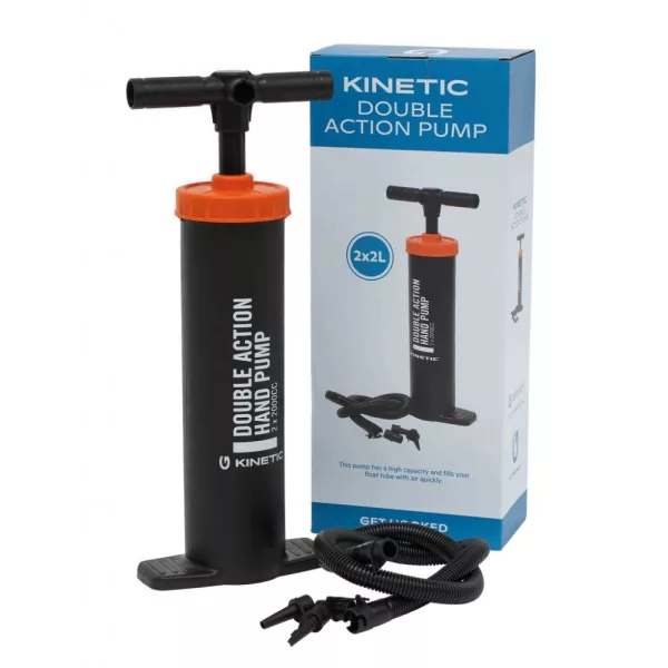 KINETIC Double Action Pump 2x2L Black/Orange Csónakpumpa