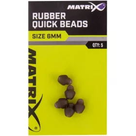   Matrix 6mm Rubber Quick Bead Gumigyöngy Gyorskapcsos Kialakítással 5db