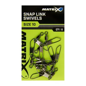 Matrix Snap Link Swivels Forgókapocs16 10db