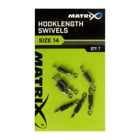 Matrix Hooklength Swivels 18 Forgókapocs 7db