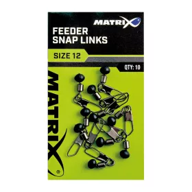 Matrix Feeder Bead Snap Links 14 Forgókapocs 10db