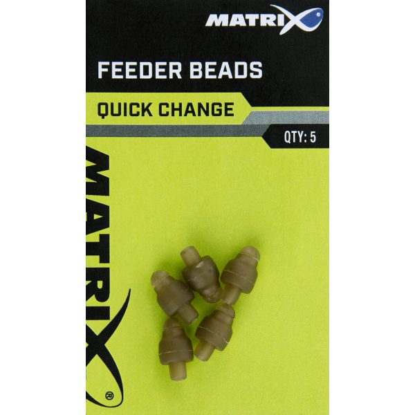 Matrix Quick Change Feeder Beads x5 Gyorskapocs