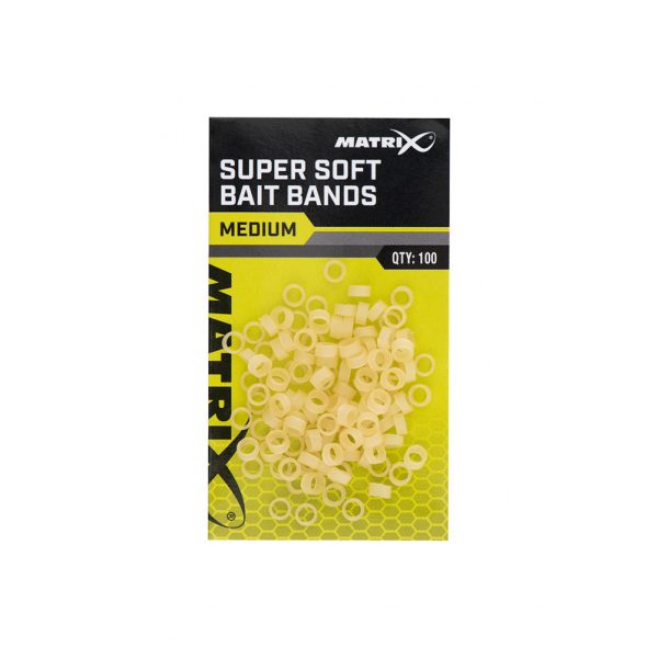 Matrix Super Soft Bait Bands Közepes Pelletkarika 100db