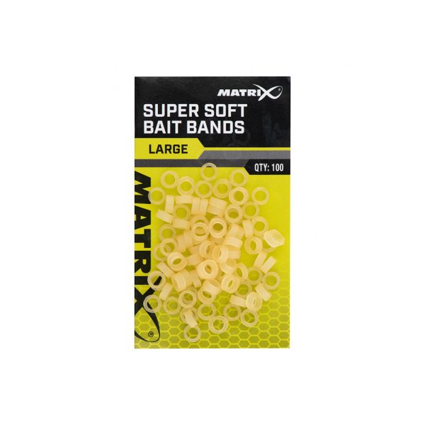 Matrix Super Soft Bait Bands Nagy Pelletkarika 100db