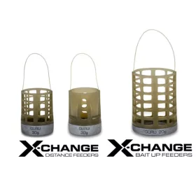  Guru X-Change Distance Feeder Solid Oldalkosár 20+30gr - Cserélhető súly - Zárt - S