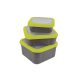 Matrix Bait Boxes Grey/Lime - 1.1pt Csalis Doboz