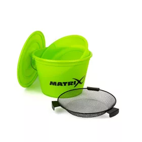 Matrix Lime Bucket Set Inc. Tray and Riddle Vödör Szett