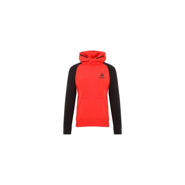 Guru - Hoodie Red/Black - Kapucnis pulóver - M