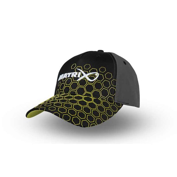 Matrix Hex Print Fekete Baseball Sapka