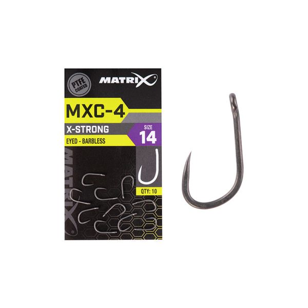 Matrix MXC-4 14 Füles, Szakáll Nélküli Horog 10db