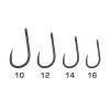 Matrix X8 X-Power Carp 10 Barbless Füles, Szakáll Nélküli Horog 10db