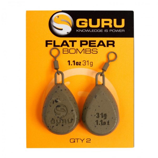 Guru Flat Pear Bomb  Bomb ólom 10gr | Feeder horgászat