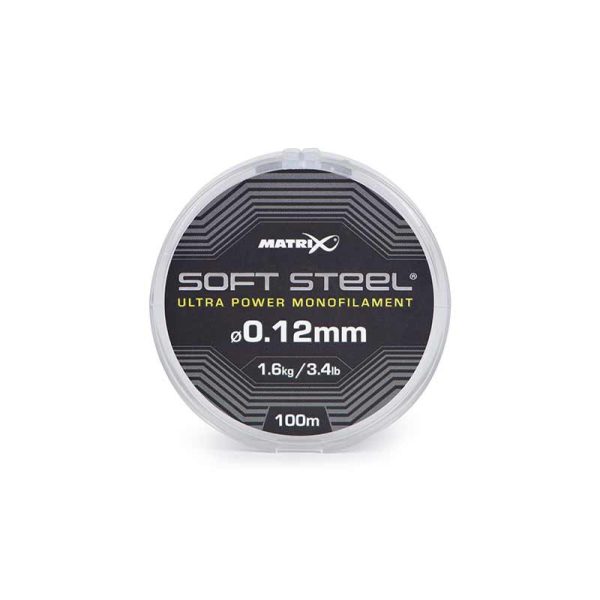 Matrix Soft Steel Ultra Power Monofilament 0,12mm 100m Monofil Főzsinór