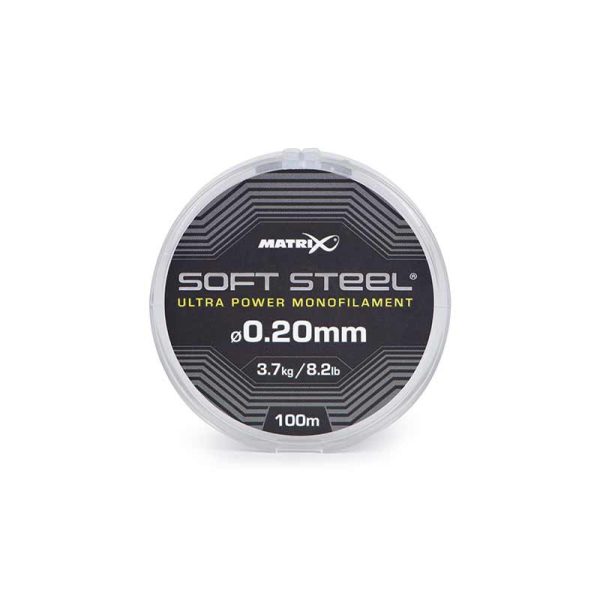 Matrix Soft Steel Ultra Power Monofilament 0,20mm 100m Monofil Főzsinór