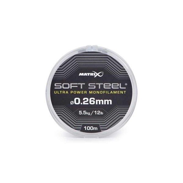 Matrix Soft Steel Ultra Power Monofilament 0,26mm 100m Monofil Főzsinór