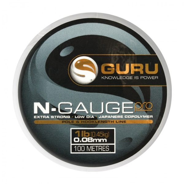 Guru N-Gauge Pro zsinór  - 1.5lb - 0.09mm - 100m