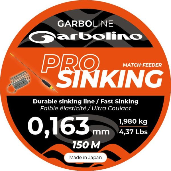 Garbolino Garboline Pro Sinking 0,163mm 150m Monofil Főzsinór