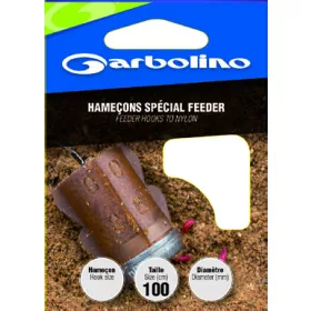   GARBOLINO FEEDER HOOKS 14 (SIZE 14 LINE 0,14mm) előkötött horog