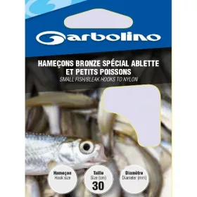   GARBOLINO SMALL FISH/BLEAK BRONZE 16 (SIZE 18 LINE 0,10mm) előkötött horog