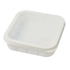 Garbolino csalis doboz 1 liter fehér / fedeles doboz