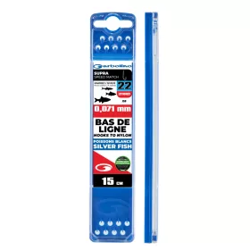   Garbolino Competition Hooks To Nylon 22 Lapkás, Szakállas Ultra Speed Match Monofil Előkötött Horog 8db