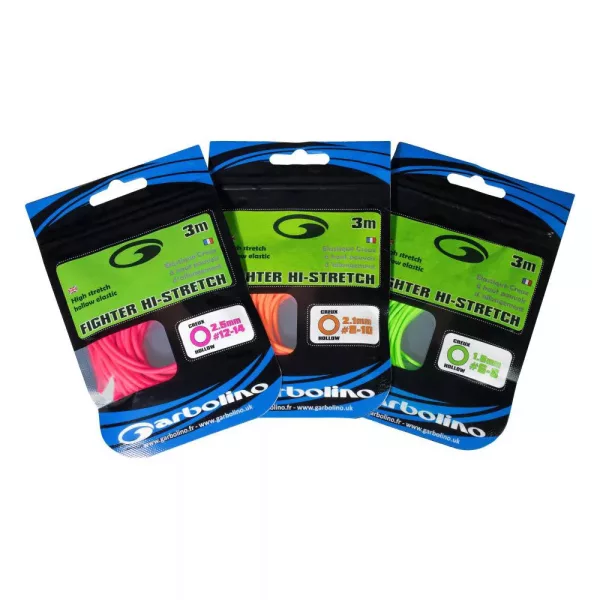 Garbolino Elastic Hollow Fighter HI-Stretch Rose Fluo Csőgumi 2,5mm 3m