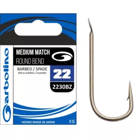 Garbolino 2230BZ 16 horog / MEDIUM MATCH / ROUND BEND